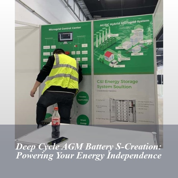 Deep Cycle AGM Battery S-Creation: Powering Your Energy Independence